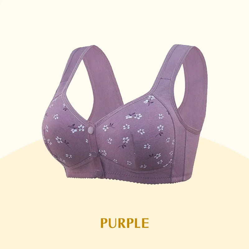Anti Sagging Front Open Cooling Cotton Bra